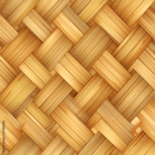 Seamless pasttern of bamboo weaves photo