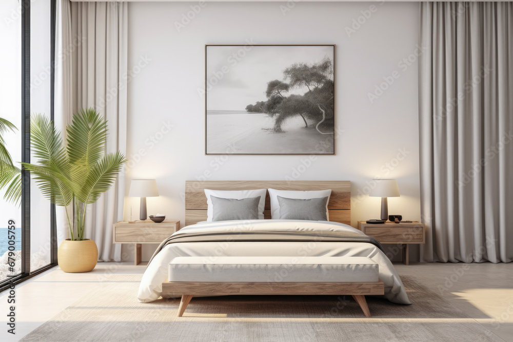 Tranquil and Chic Bedroom Oasis with Modern Minimalist Design Tranquil and Chic Bedroom Oasis with Modern Minimalist Design