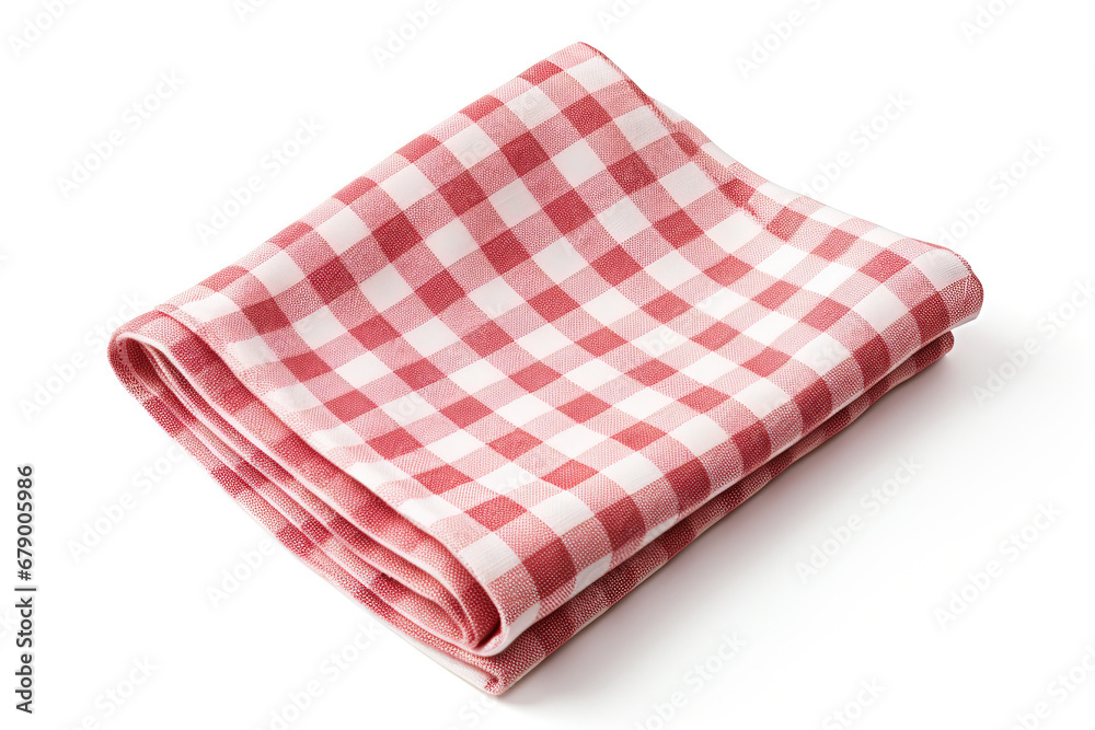 kitchen towel isolated on white background