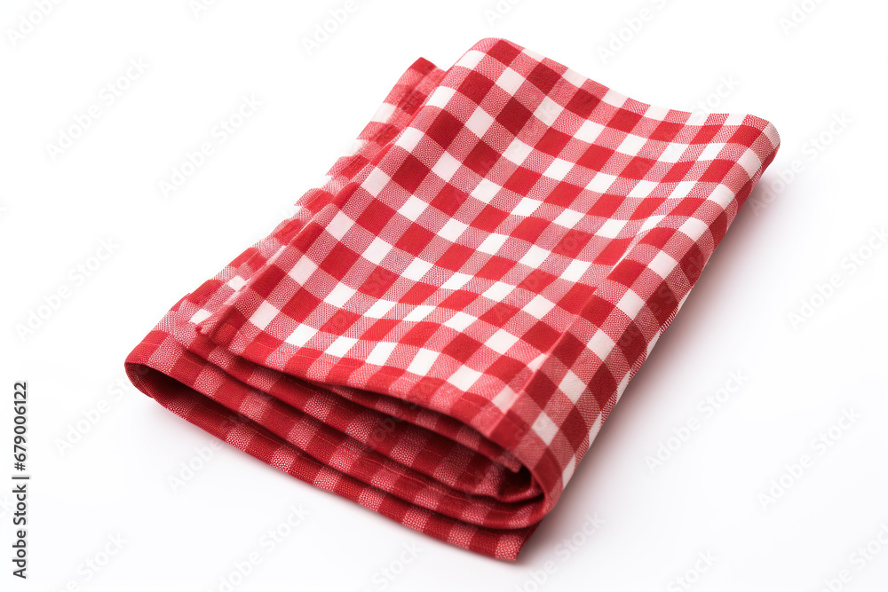 kitchen towel isolated on white background