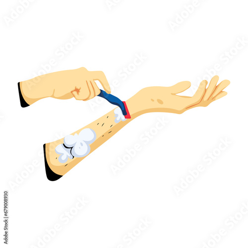 Arm Shaving 