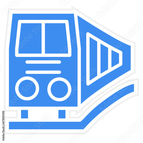 Vector Design Train Icon Style