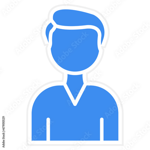 Vector Design Character Male Icon Style