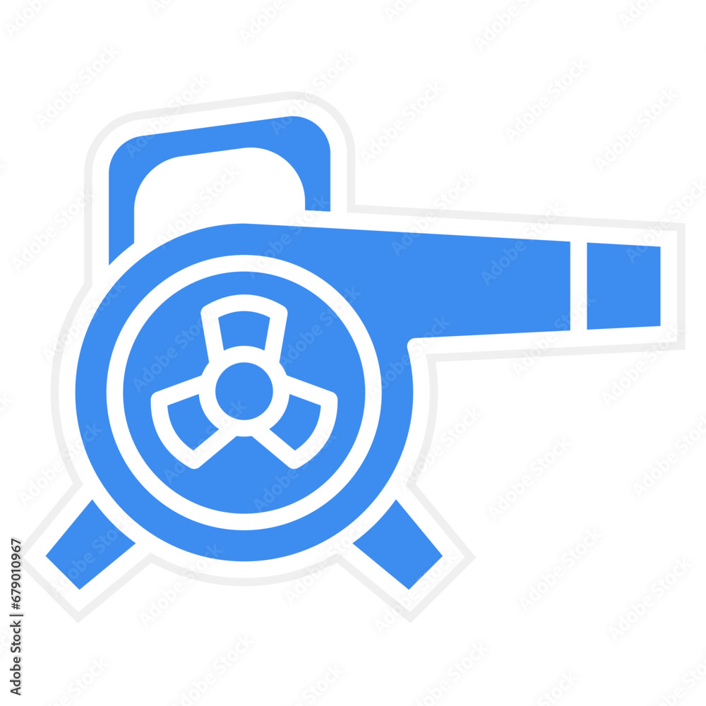 Obraz premium Vector Design Air Blowers Icon Style