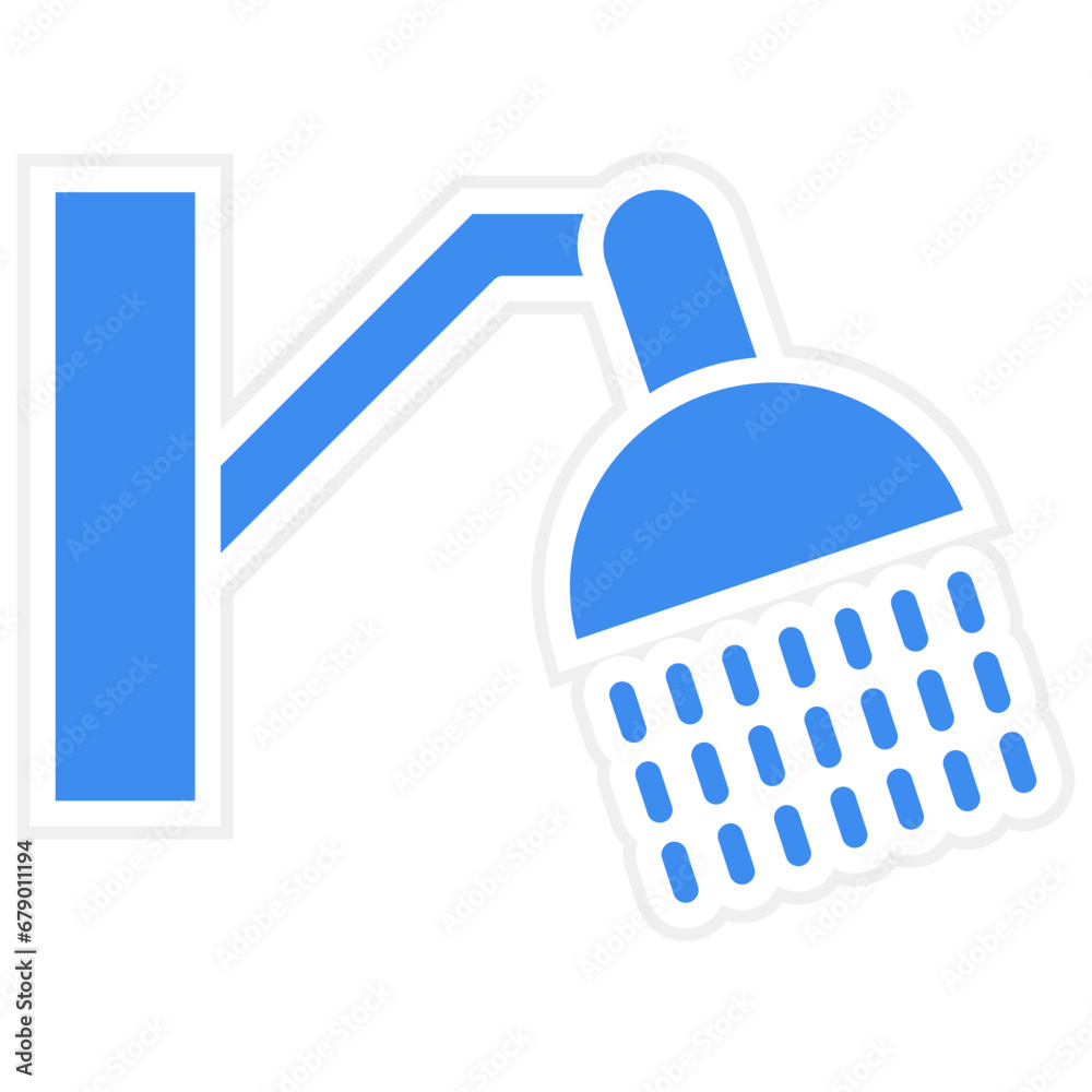 Obraz premium Vector Design Shower Head Icon Style