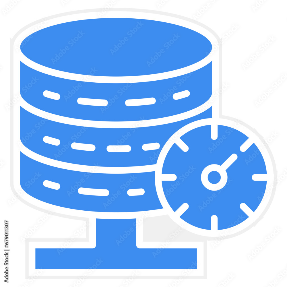 Vector Design Database Speed Icon Style Vector Design Database Speed Icon Style