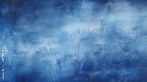 Dark Blue Grunge Texture Abstract Watercolor Paint Background for Banners.