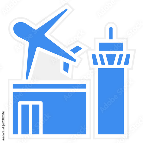 Wallpaper Mural Vector Design Airport Icon Style Torontodigital.ca