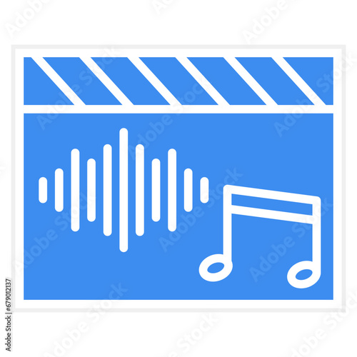 Vector Design Soundtrack Icon Style
