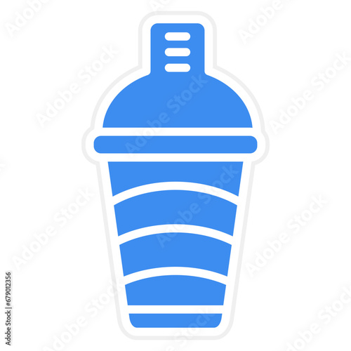 Vector Design Cocktail Shaker Icon Style