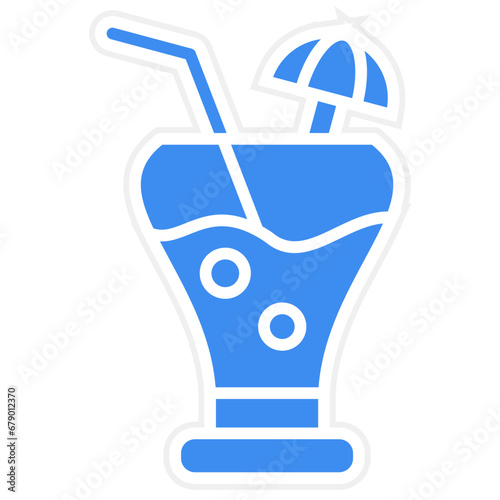 Vector Design Pina Colada Icon Style