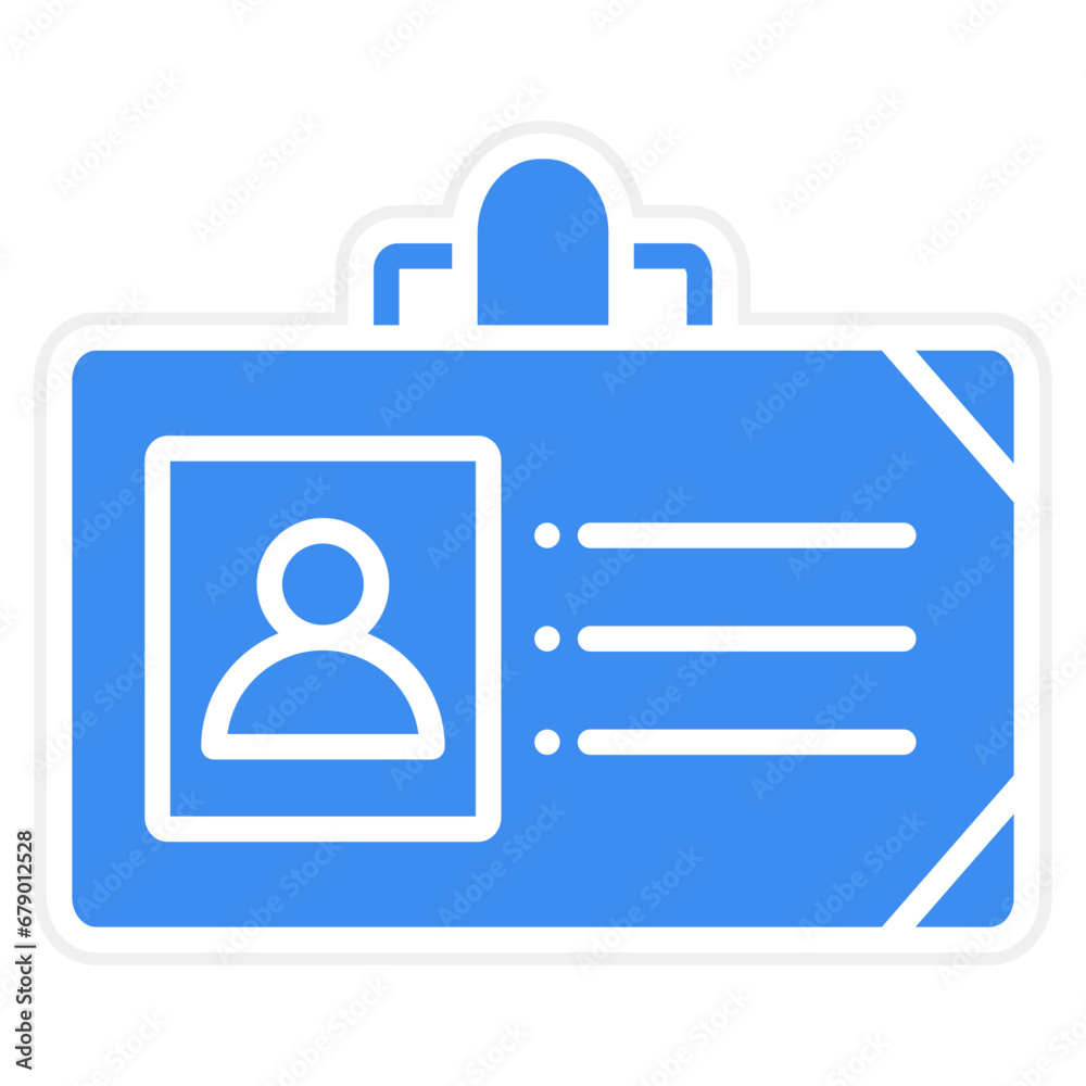 Vector Design Identification Card Icon Style Vector Design Identification Card Icon Style