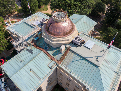 North Carolina State Capitol Building - Drone