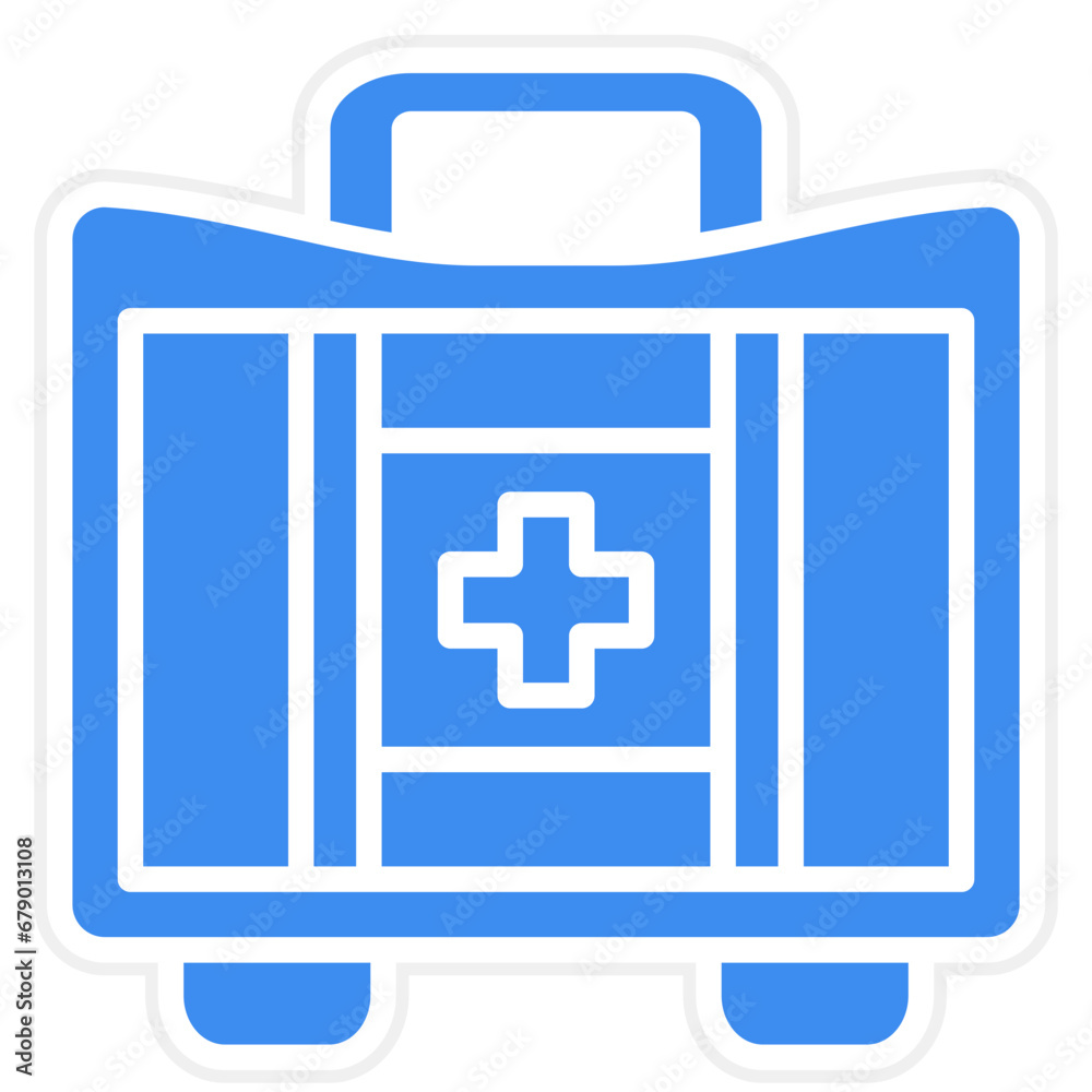 Obraz premium Vector Design First Aid Kit Icon Style