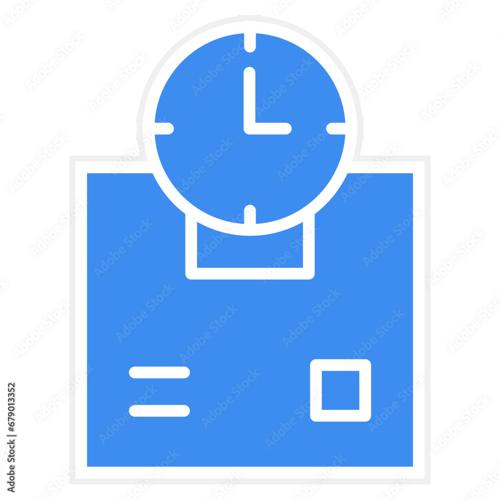 Vector Design Delivery Time Icon Style Vector Design Delivery Time Icon Style