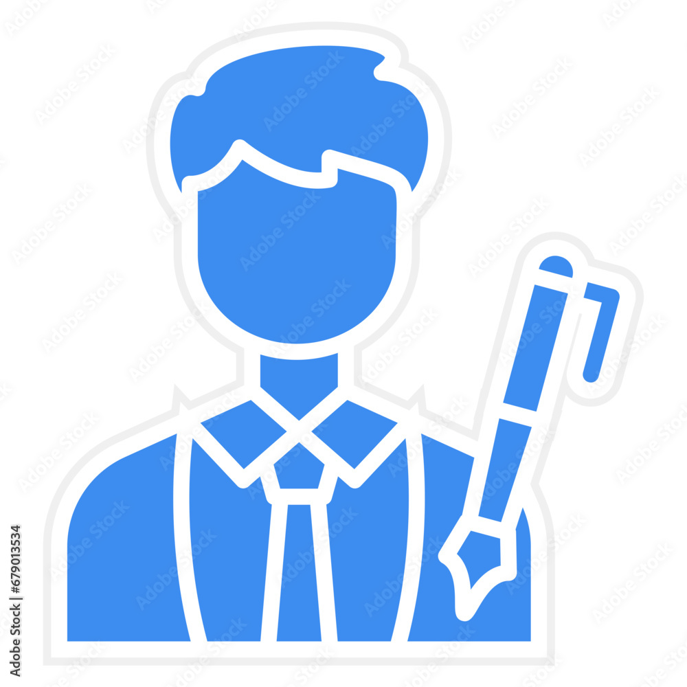 Vector Design Graphic Designer Icon Style Vector Design Graphic Designer Icon Style