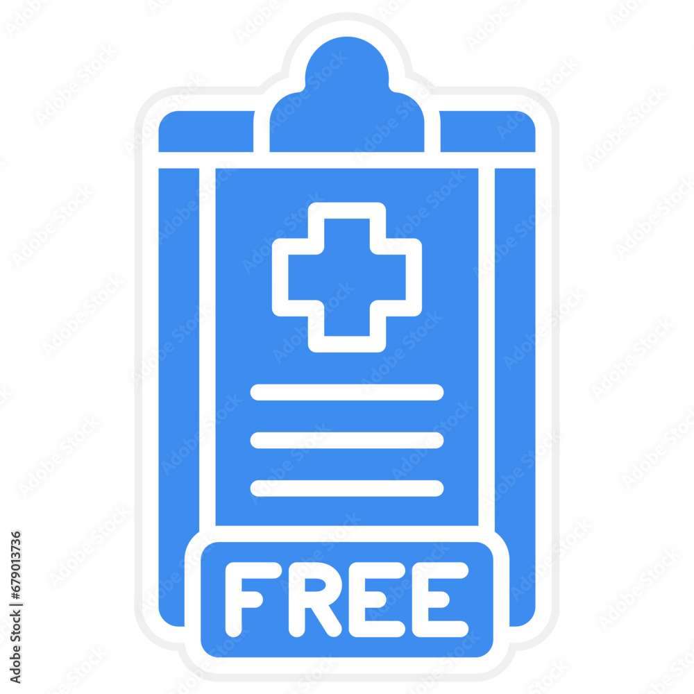 Vector Design Free Medical Checkup Icon Style
