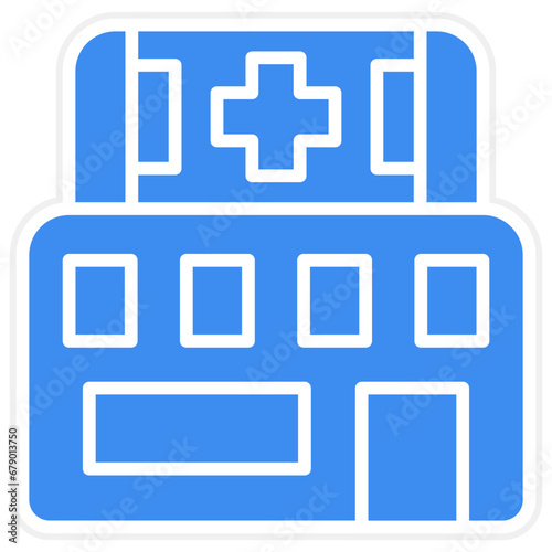 Vector Design Clinic Icon Style