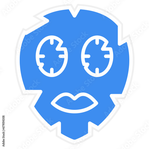 Vector Design Face Mask Icon Style