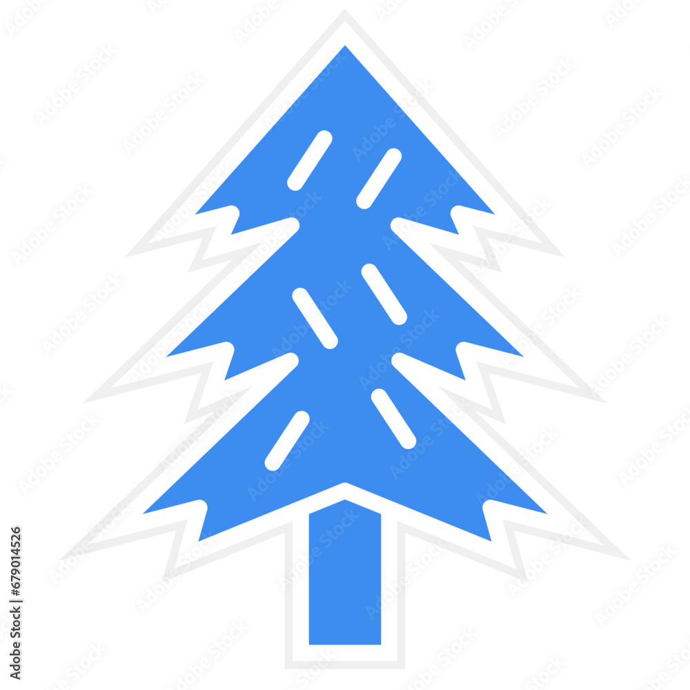 Vector Design Pine Tree Icon Style Vector Design Pine Tree Icon Style