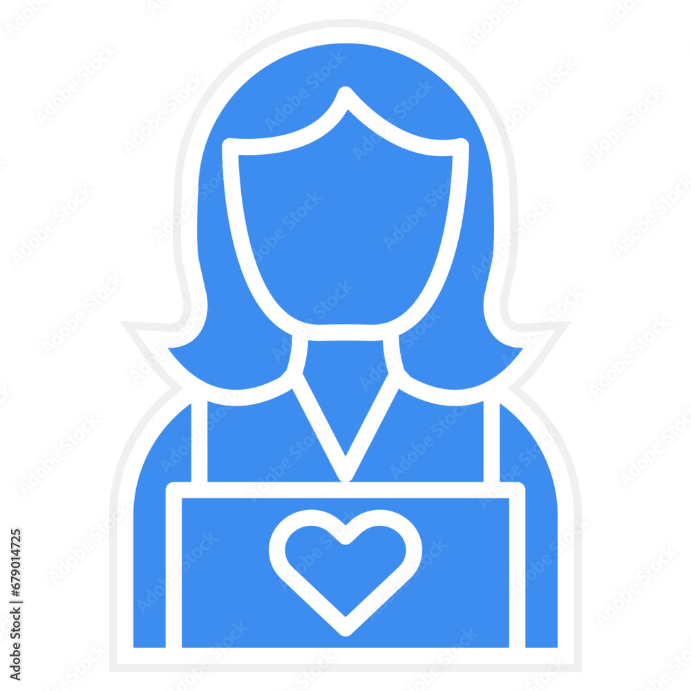 Vector Design Child Caretaker Icon Style Vector Design Child Caretaker Icon Style