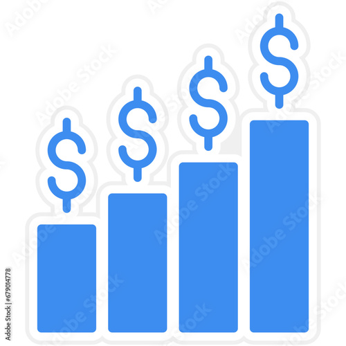 Vector Design Economic Indicator Icon Style