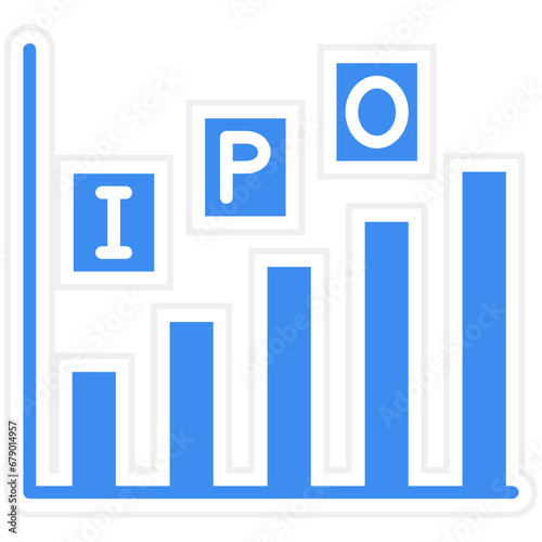 Vector Design IPO Icon Style