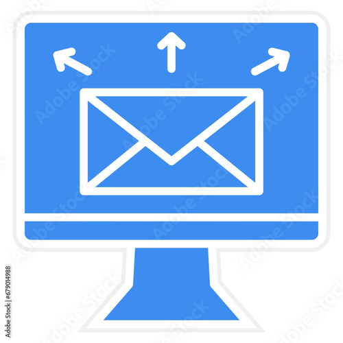 Vector Design Mass Mailing Icon Style