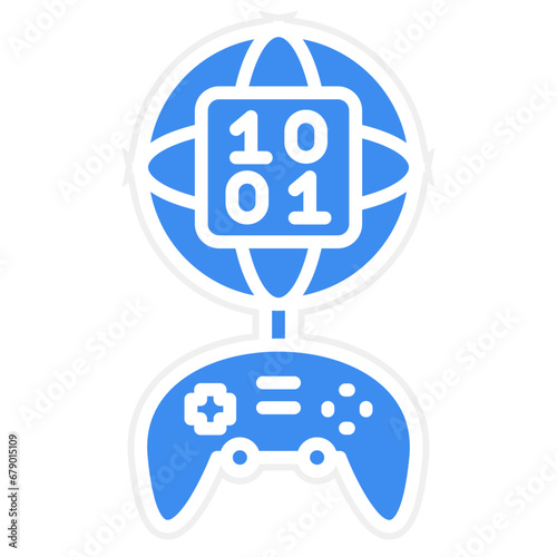 Vector Design Digital Edition Icon Style