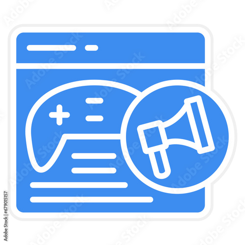 Vector Design Game Promotion Campaign Icon Style