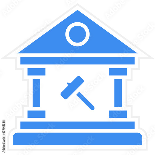 Vector Design Government Auction Icon Style