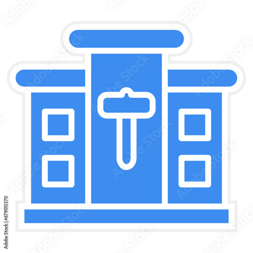 Vector Design Real Estate Auction Icon Style