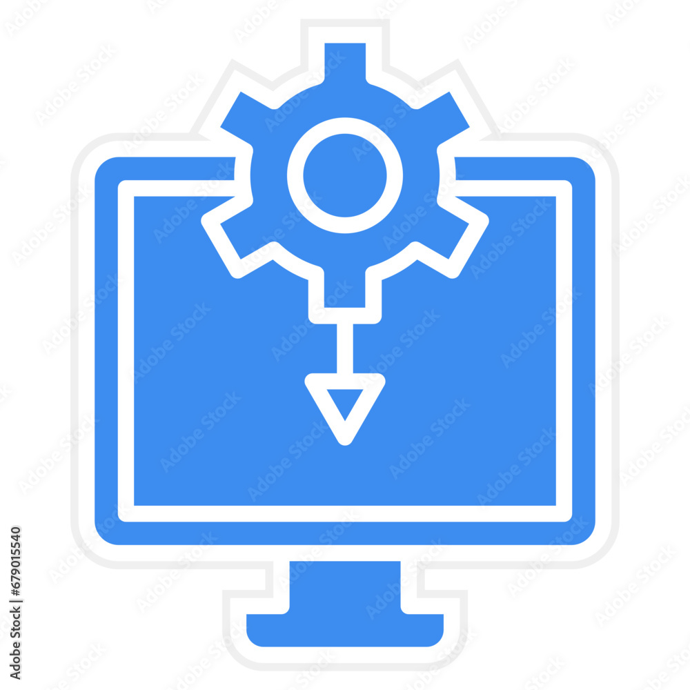 Vector Design Drivers Installation Icon Style Vector Design Drivers Installation Icon Style