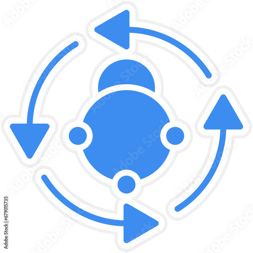 Vector Design Metabolism Icon Style