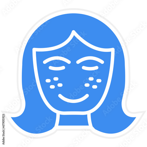Vector Design Acne Icon Style