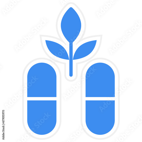 Vector Design Cbd Capsules Icon Style