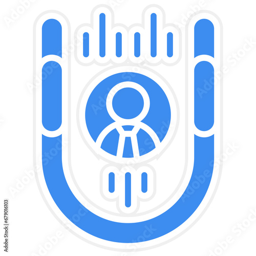 Vector Design Candidate Attraction Icon Style