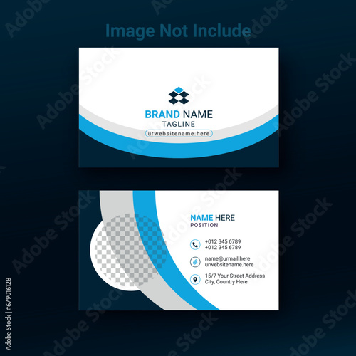 Corporate Business Design, Vector Business Card Design