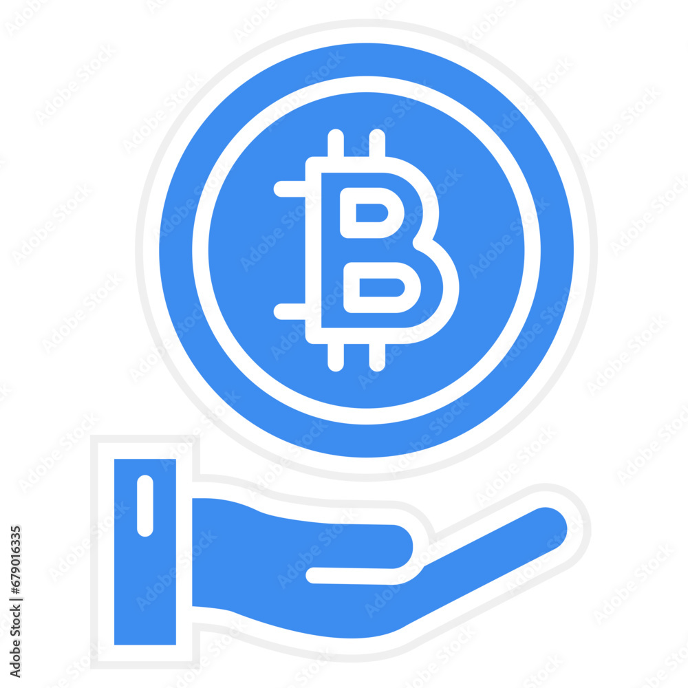 Vector Design Cryptocurrency Icon Style Vector Design Cryptocurrency Icon Style