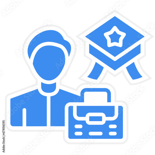 Vector Design Career Expert Icon Style
