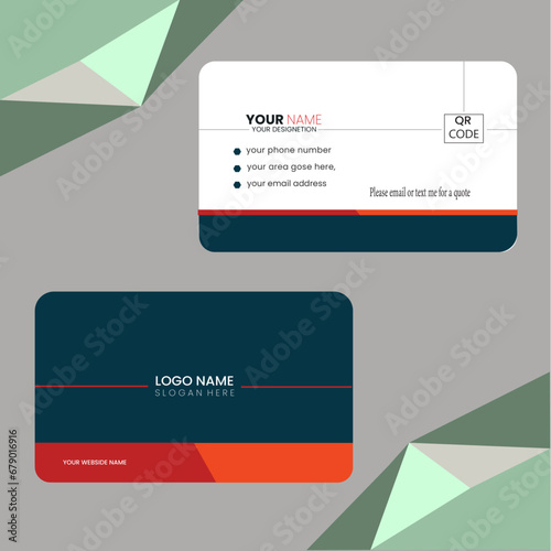  corporate business card design for personal identity