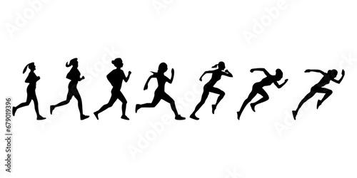 silhouette of running person © Kuldi