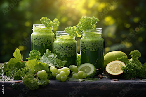 Made with fresh green kiwis and other healthful ingredients, a \