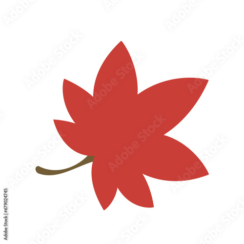 シンプルな紅葉のイラスト