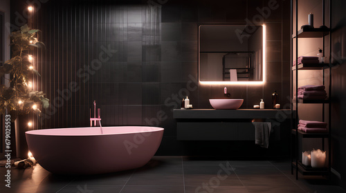 luxury bathroom interior