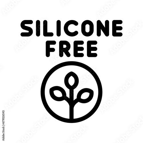 silicone free line icon