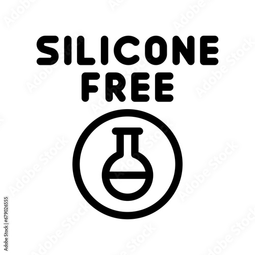 silicone free line icon