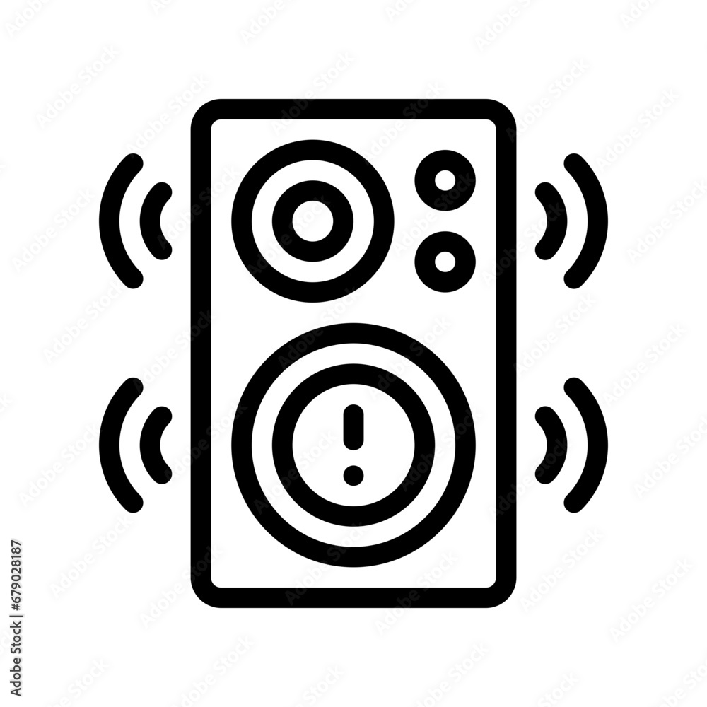 speaker line icon speaker line icon