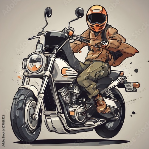 Motorcycle Icon Background Very Cool