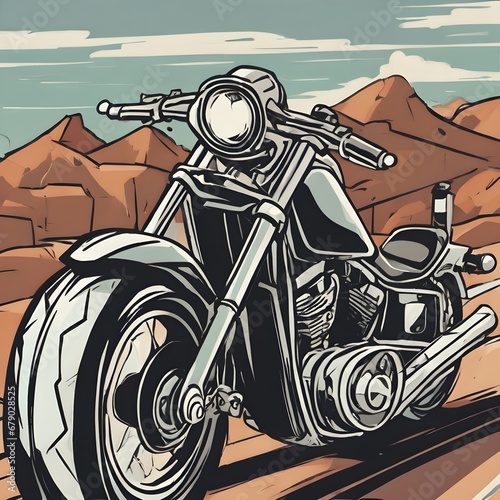 Motorcycle Icon Background Very Cool